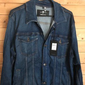 7 For All Mankind Luxe Sport Denim  Jean Jacket